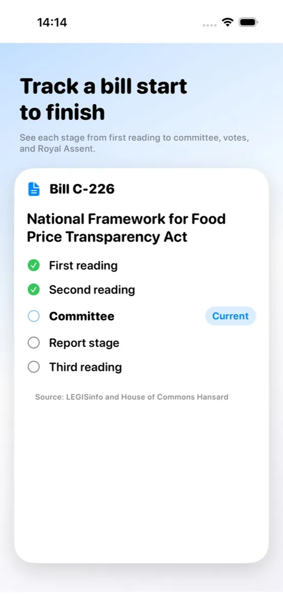 epac — Track a bill start to finish